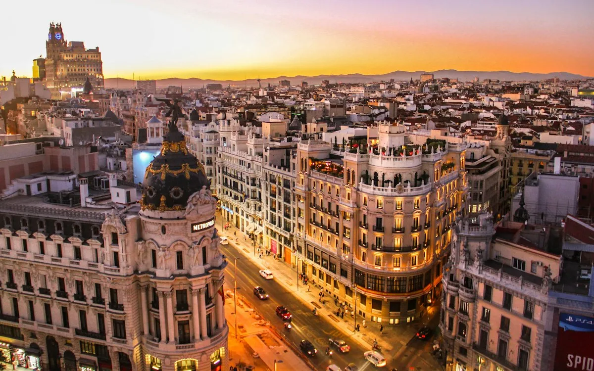 Paseo de la Castellana & AZCA Finanzdistrikt